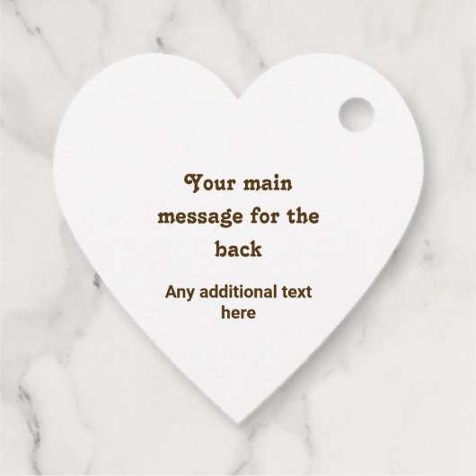 Tied a Pretzel Knot - Fun Bread & Baking thema Bedankjes Labels (Achterkant)