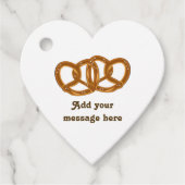 Tied a Pretzel Knot - Fun Bread & Baking thema Bedankjes Labels (Voorkant)