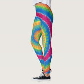 Tied-dye, levendig gekleurde, leggings (Links)