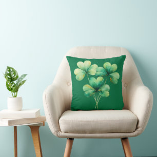Tied Shamrock Bundel Kussen met Gouden Spikkels