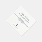 Tied The Knot Anchor Wedding Servet (Hoek)