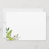 Tied the Knot Elopement Reception Kaart (Achterkant)