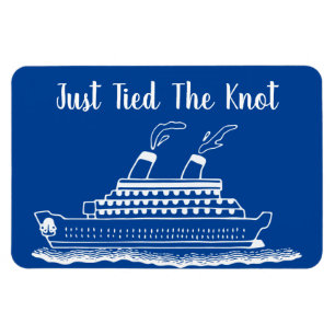 Tied The Knot Honeymoon Wedding Cruise Cabin Deure Magneet