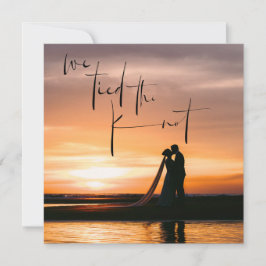 Tied the Knot Photo Elopement Aankondiging