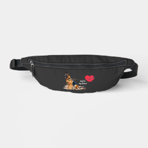 Tied to My Heart Duitse Herder Heuptasje