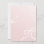 Tied With a Bow Ribbon Girls 30th Birthday Kaart (Achterkant)