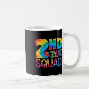 Tiedye 2e klas squad leraar student eerste dag koffiemok