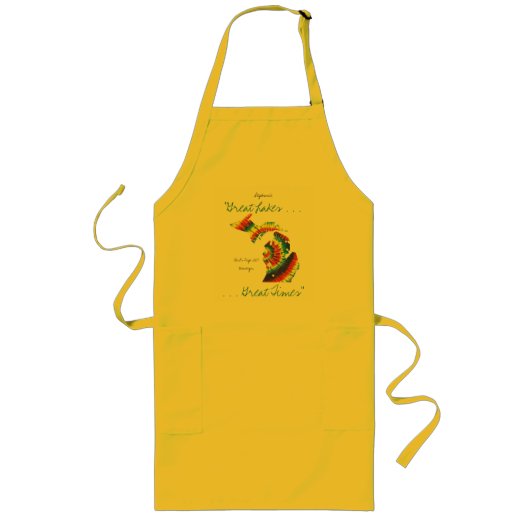 TieDye Apron Lang Schort (Voorkant)