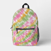 Tiedye Bedrukte Rugzak (Voorkant)