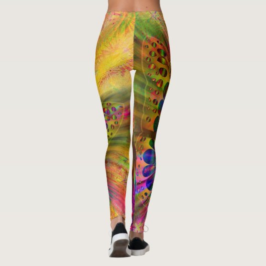"Tiedye" Butterfly Leggings (Achterkant)