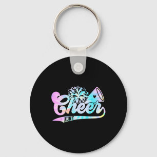 Tiedye Cheer Tante Cheerleading Voor Cheerleader S Sleutelhanger