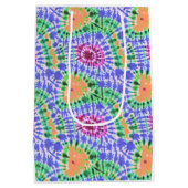 Tiedye colorful pattern medium cadeauzakje (Achterkant)