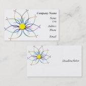 TieDye Daisy Visitekaartje (Voorkant / Achterkant)