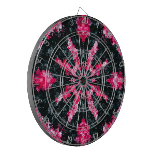 tiedye dartbord (Voorkant Links)
