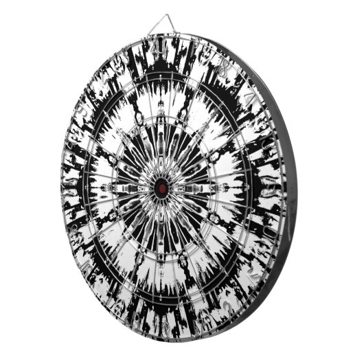 tiedye dartbord (Voorkant Rechts)