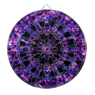 tiedye dartbord