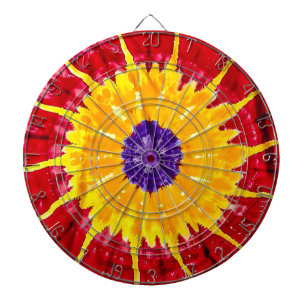 tiedye dartbord