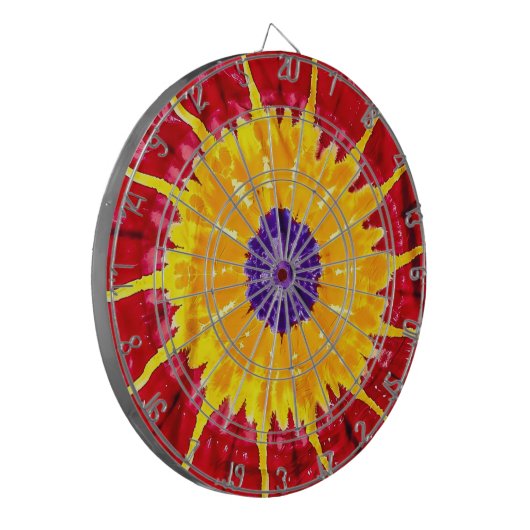 tiedye dartbord (Voorkant Links)