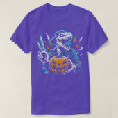 TieDye Dinosaur Hippie Dinosaur Halloween 1 T-shirt (Design voorkant)