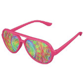 Tiedye Doelwit Aviator Zonnebril (Gekanteld)