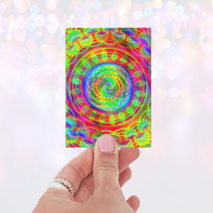 Tiedye doelwit visitekaartje