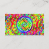Tiedye doelwit visitekaartje (Voorkant)