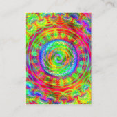 Tiedye doelwit visitekaartje (Voorkant)