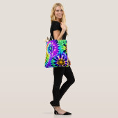 Tiedye Draaiend Patroonontwerp Tote Bag (Op model)