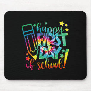 Tiedye Fijne Eerste Dag Op School Byck Terug Naar Muismat