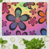tiedye floral theedoek (Gevouwen)