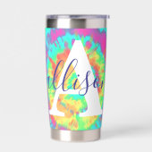 Tiedye gepersonaliseerd geïsoleerde drinkbeker (Links)