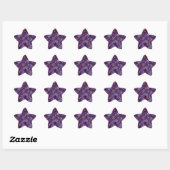 Tiedye glitters ster sticker (Vel)