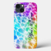 Tiedye Hippie Wavy Rainbow-effect Case-Mate iPhone Case (Achterkant)