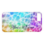 Tiedye Hippie Wavy Rainbow-effect Case-Mate iPhone Case (Achterkant (Horizontaal))