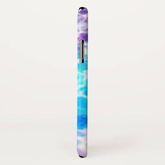 Tiedye Hippie Wavy Rainbow Effect Personalized Case-Mate iPhone Case (Achterkant / rechts)