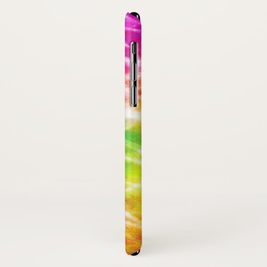 Tiedye Hippie Wavy Rainbow Effect Personalized Case-Mate iPhone Case (Achterkant/links)
