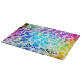 Tiedye Hippie Wavy Rainbow-effect Snijplank (Hoek)