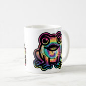 Tiedye Kikker Koffiemok (Voorkant rechts)