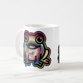 Tiedye Kikker Koffiemok (Voorkant links)