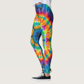 Tiedye, levendig gekleurde leggings (Links)