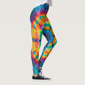 Tiedye, levendig gekleurde leggings (Rechts)