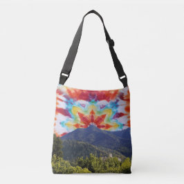 Tiedye lucht Mt Tamalpais crossbody tas