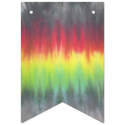 Tiedye partij bunting banner Rasta 2 (Tweede vlag)