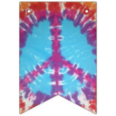 Tiedye party goot banner Vredesbord (Tweede vlag)