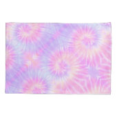 Tiedye Pastel Rainbow Spiral Hippie Tie Dye Kussensloop (Achterkant)