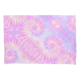 Tiedye Pastel Rainbow Spiral Hippie Tie Dye Kussensloop