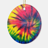 Tiedye-patroon Keramisch Ornament (Links)