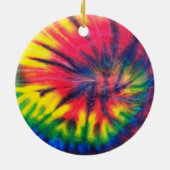 Tiedye-patroon Keramisch Ornament (Achterkant)