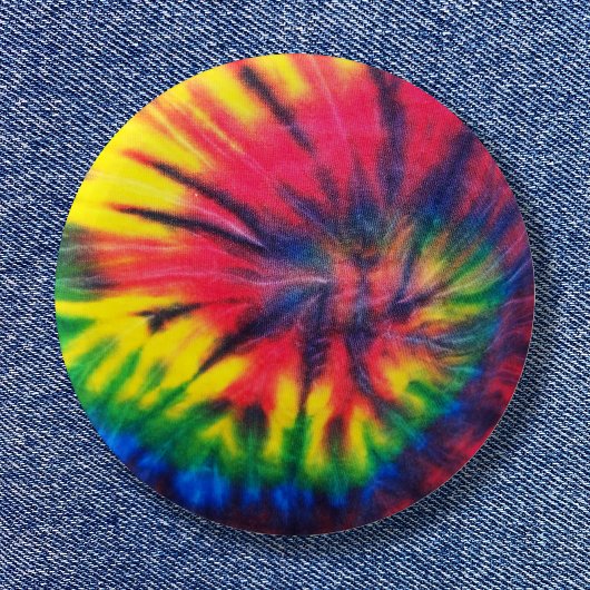 Tiedye-patroon Ronde Button 5,7 Cm