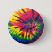 Tiedye-patroon Ronde Button 5,7 Cm (Voorkant)